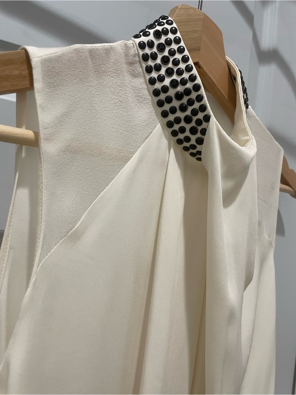 Robert Rodriguez Archive Pure Silk Mock Neck, Rhinestone Cami Top//0 NWOT